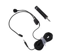 Plyisty Headset Microphone, 3.5mm Jack Loud Clear HIFI Sound 360° Flexible Adjustable Boom 1.2m Cable, Ergonomic Design, for Singing Teaching Presentation