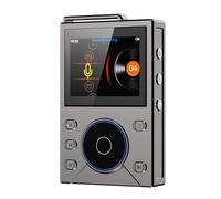 Plyisty HiFi Music Player, Lossless DSD High Resolution Portable Player with 2.4 Inch Color Screen, ALPS Wheel, 16GB Memory, 256GB Expandable, for High Fidelity Music On The Go (Metallic Gray)