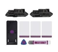 Plyisty Hinges Kickstand Stand Module, Professional LCD Screen Hinge Bracket Pair Kit for Pro 5, Pro 6, Pro 7, Metal Left Right Kickstand Hinge (Black)