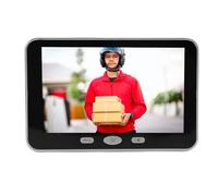 Plyisty Home Visual Doorbell, Motion Detection, 1080P Display Screen, Smart APP Support, Smart Motion Detection, Loop Recording, 5 Inch Display Screen