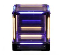 Plyisty Infinity Mirror Cube Light, 4D Abyss Effect LED Lamp, Touch Control Dimmable Rechargeable Ambient Light for Gaming Room Bedroom Night