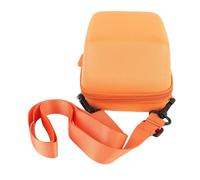 Plyisty Instant Film Camera Case for Polaroid Go, Now, Now+, EVA Protective Case Hard Shell with Adjustable Shoulder Strap, for Film Photos, Camera Data Cables (Orange)