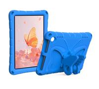 Plyisty Kids Tablet Case for Fire HD8 2022 2020 & HD8 Plus 2020 Release, EVA Hard Shell Shockproof Stand Cover with Butterfly Kickstand Handle for Toddlers (Blue)