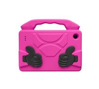 Plyisty Kids Tablet Case, Shockproof Cover with Thumb Shaped Kickstand and Handle, for Fire HD7 2015 2017 2019, Easy Access to Ports and Buttons (Rose Pink)