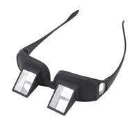 Plyisty Lazy Glasses Optical Glass 90 Degree Horizontal High Definition Bed Prism Spectacles Eyeglasses for Lying Down Reading and Watching TV Black