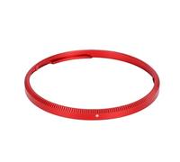 Plyisty Lens Decoration Ring Cap, Aluminum Alloy Fit for Ricoh GR IV Camera, with Easy Install Protector Anti Scratch Decorative Ring (Red)