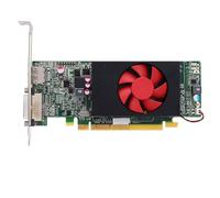 Plyisty Low Profile Graphics Card, 1GB GDDR3 64bit HD Multimedia Interface DVI Interface PCI Express 3.0 X8 Video Card, Quiet Cooling Fan