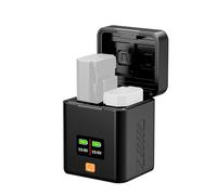 Plyisty LP-E17 Battery Charger, 2 Channel Battery Charging Case for 200D/ 750D/ 800D/ 850D/ 77D/ 760D / M3/ M5/ M6/ M6 II RP/ R50/ R10/ R8/ R100