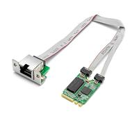 Plyisty M.2 E Key 2.5G Gigabit Ethernet Network Card, I226 Chip NIC RJ45 Port, for 10 11 Desktop Laptop
