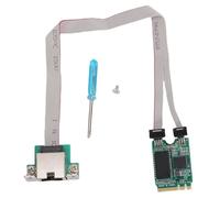 Plyisty M.2 A + E Key 2.5G Gigabit Ethernet Network Card, RJ45 Port with Energy Saving Function, for Desktop Laptop Industrial Control Computer