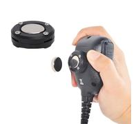 Plyisty Magnetic CB Mic Holder, Mobile Radio Mic Clip Mount, with Adhesive Back, for KMC30 32 35 36, PMMN4090 HMN3596A HLN9073 RMN5052A (Black)
