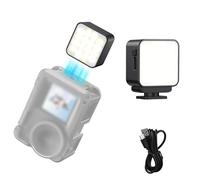 Plyisty Magnetic Fill Light for Osmo 3, Action 3/4/5, 3W USB C Rechargeable Mini LED Auxiliary Selfie Light, 3000-6000K, CRI 95+