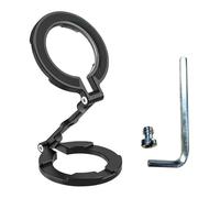 Plyisty Magnetic Phone Stand,Anodized Aluminum Foldable Holder with 2 Rotating Shafts, Multi Dimensional Adjustability, for Travel,Office or Outside Activities