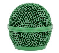 Plyisty Mesh Grill for SM58 Microphones, Stainless Steel Microphone Head Replace, Mic Grille Replacement for SM58S SM58LC BETA58 BETA58A SA M30 SV100 UT2 PGX24 SLX4 (Green)