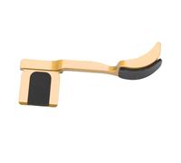 Plyisty Metal Thumb Up Grip for Q3, Aluminum Metal Thumb Grip, Hot Shoe Thumbs Up Rest Support Handgrip, Not Affect The Use of Camera Buttons (Gold)
