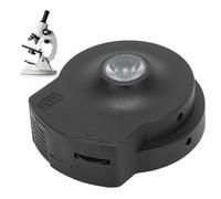 Plyisty Microscope Bottom Light Source, XSP Stepless Dimmable LED Light for Stereo Microscope, Lab Biological, Battery Operated