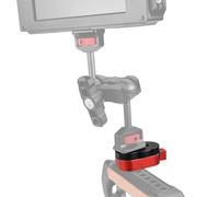 Plyisty Mini Quick Release Plate System with 1/4" and 3/8" Screw, Aluminum Quick Release Base Plate for Camera Tripod, Gimbal, Monopods