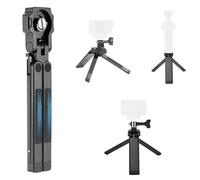 Plyisty Mini Tripod Stand for Action 5, Heavy Duty, Foldable, Adjustable, Non-slip Rubber Feet, 1/4" Screw Port, Attach Anywhere, Make Taking Photos Easier