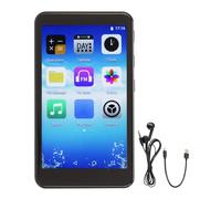 Plyisty MP3 Player with and WiFi, 3.97 Inches IPS Touch Screen, Portable MP4 MP3 Player, Custom APP Nstallation, with Radio, Recorder, Ebook,Clock, Browser (English, Quad Core 128GB)