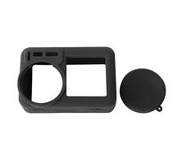 Plyisty Osmo Action Camera Silicone Cover, Water Proof Dust Proof Protective Case with Precise Hole Design, for Osmo Action Camera (Black)