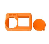 Plyisty Osmo Action Camera Silicone Cover, Water Proof Dust Proof Protective Case with Precise Hole Design, for Osmo Action Camera (Orange)