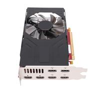 Plyisty PC Graphics Card, 2GB GDDR5 6 128bit 3840x2160 Video Card, 800MHz Core Clock Speed for 6 Display with 55W Power Consumption