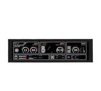 Plyisty PC Temperature Display Panel, 8.8 Inch Universal 1920x480 178° Wide Viewing Angle CPU GPU Data Temperature Sensor Panel IPS Mini Secondary Screen (Black)