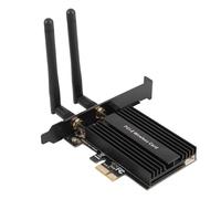 Plyisty PCI-E to NGFF M.2 Wireless Network Card, PCI Express Expansion Card Adapter with Dual Antenna, Bluetooth 5.0, Support KEYA or KEYA-E Devices