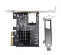 Plyisty PCIe 4X Gigabit Network Card, 10Gbps Ethernet Adapter with Realtek RTL8127AT Controller for Desktop Server PC NAS Data Center
