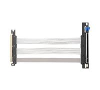 Plyisty PCIe 5.0 X16 Riser Cable, 128GB / S GPU Extension for RTX 4090 5090 & RX Flexible EMI Shielded Design for Vertical Mounting & ITX Builds (15cm)