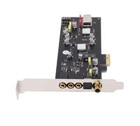 Plyisty PCIE Sound Card Support for SSS1700 100dB Fiber Optic Coaxial Digital HiFi Internal Sound Card Built in ADC and Digital to Analog Converter