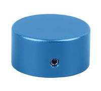 Plyisty Pedal Footswitch Topper, Stylish Look Aluminum Versatile Effect Pedal Footswitch Cap Long Lasting for Electric Guitar (Blue)