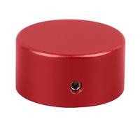 Plyisty Pedal Footswitch Topper, Stylish Look Aluminum Versatile Effect Pedal Footswitch Cap Long Lasting for Electric Guitar (Red)