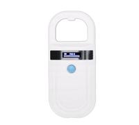 Plyisty Pet Microchip Reader, Animal ID Tag Scanner with OLED Display Screen, 128 Records Data Storage Handheld Scanner for FDX-B Microchips, Pet Chip ID for Dogs Cats