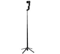 Plyisty Phone Stabilizer Selfie Stick Tripod, 101cm Extendable Portable Travel Tripod Stand with Single Axis Stabilizer Fill Light Bluetooth Remote, for Vlog Live Streaming Video