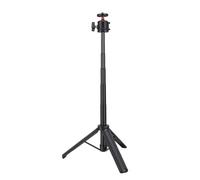 Plyisty Phone Tripod Stand with 360 Degree Ball Head, Cold Shoe Mount for Microphone LED Light, Retractable Selfie Stick for Smartphone Camera Live Streaming