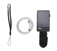 Plyisty Phone Vlog Selfie Screen with Clamp, 2.45 Inch Display 400 X 800 Resolution, Stable Wireless Connection, 1200mAh Battery, Focus Adjustment for Selfies