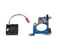 Plyisty PoE HAT Expansion Board for RasPi 4,4B,3B Plus,2B with Heatsink Cooling Fan,Support 802.3af / At PoE Network Standard Power Over Ethernet HAT