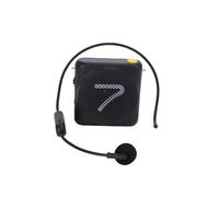 Plyisty Portable Voice Amplifiers with Wireless Microphone Headset Power Amplifiers 2000mAh Rechargeable Meagaphone Speaker for Teachers Coaches