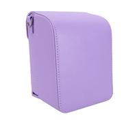 Plyisty PU Leather Camera Case for Now+ Generation 3rd 2nd 1st I Type Instant Cameras, with Detachable Adjustable Shoulder Strap, Magnetic Closure (Purple)