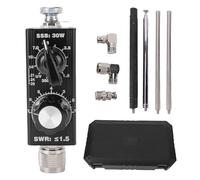 Plyisty QRP Shortwave Antenna, 30W Portable UHF VHF Full Band Tuned Antenna, 1.8MHz-30MHz, Reduce Interference, Fast Set Up to Transmit Recept