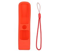 Plyisty Remote Control Silicone Sleeve, Anti Slip Shockproof Protective Case with Top Opening Design, for AN MR21GC MR21N MR21GA (Red (glow in the dark))