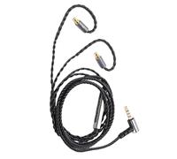 Plyisty Replacement Audio Cable with Mic for Sennheiser IE100/IE400/IE500, IE100 Pro/IE400 Pro/IE500 Pro Earphones, 3.5mm Right Angle Headphone Cable, 3.94ft