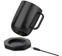 Plyisty Replacement Charging Coaster for Ember Temperature Control Smart Mug 2, 2+ & 1, Black Wireless Base Dock with Upgraded 4 Pin Gold Plated Contacts & Anti Slip Design