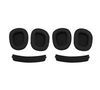 Plyisty Replacement Headband Cushion and Ear Cushions Set, Soft Memory Foam and Mesh Fabric, High Elasticity for G933 G935 G633 G635 G633S G933S Headset