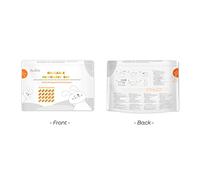 Plyisty Reusable Microwave Sterilizer Bags Efficient Steam Sterilization for Baby Bottles Breast Pump Pacifiers, 16pcs Bags & Total 320 Uses for Busy Parents