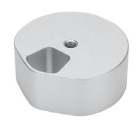 Plyisty Satellite Dish Clamp Adapter, Aluminum Alloy, Dual Thread, Stable Design, Adjustable Height, 360° Tilt Compatible with Starlink Mini Stand Mounting Kit