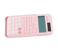 Plyisty Scientific Calculator with 417 Functions, 10+2 Digits Natural Display, Dual Power Solar and Battery | Advanced Math Tool for Student and Engineer (Pink)
