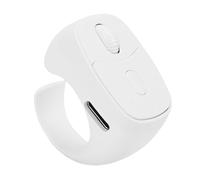Plyisty Scrolling Ring, Wireless Camera Remote with Buttons and Sliding Wheel for E Book Reading Short Video Photography Selfie, Up to 32.81ft Range (White)