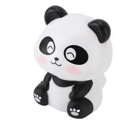 Plyisty Set Panda, Realistic Solar Figure of Energy Figure That Saves Lucky Wealth for the Home for the Automobile Board (Squinting Eyes)